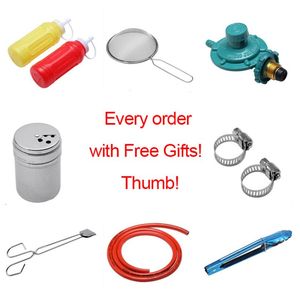 Freidora de gas de doble tanque para uso en cocina, máquina de patatas fritas, freidora de donas de pollo, equipo de restaurante - Product Image 5