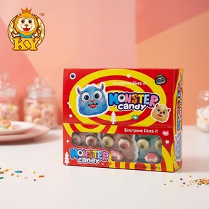 Bonbons gélifiés en forme de monstre, dents saillantes et yeux, bonbons mous pour enfants, vente en gros du fabricant - Product Image 4