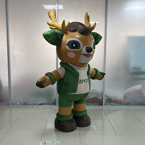 ZPOT lindo interacción al aire libre inflable ciervo disfraz Animal publicidad caminar mascota para eventos - Product Image 6
