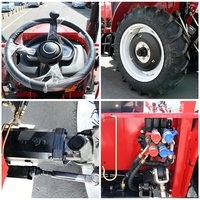 Tracteur agricole 70HP 80HP 90hp 3 points pour broyeurs de broussailles PTO tracteurs montés sur broyeur forestier