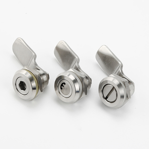 High Quality Safe Stainless Steel Quarter Turn Cam <strong>Lock</strong> Cylinder <strong>Lock</strong> Slot 2X4 Industrial <strong>Locks</strong> Polished Finish Waterproof Key - Product Image 5