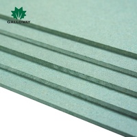 Panneau MDF HDMR vert résistant à l'humidité 3mm 6mm 9mm 12/15/16/18 mm, feuilles de meubles HDF MDF, panneau décoratif mural, substrat