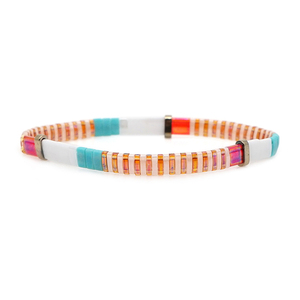 Lancui Nouveau Bohème Tissé Bracelet De Mode Coloré <span class=keywords><strong>Tila</strong></span> <span class=keywords><strong>Perle</strong></span> Bracelet - Product Image 1