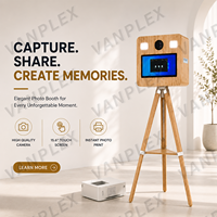 Cabina de Fotos Portátil con Mini PC Integrada, Cámara DSLR, Iluminación LED, Trípode Ajustable en Alquiler
