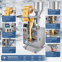Machine d'emballage alimentaire avec remplisseur volumétrique automatique pour granulés et poudres, pour le remplissage, l'emballage et la scellage de sachets et de sacs (riz)