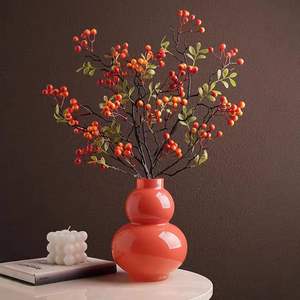 Jarrón de Vidrio con Forma de Calabaza, Moderno Jarrón Hidropónico para Flores, Decoración de Vidrio para Escritorio - Product Image 3