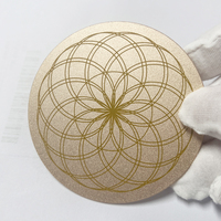 Sous-verres de protection de table de forme ronde carrée personnalisée promotionnelle pour boissons whisky tasse à café pour cadeaux de pendaison de crémaillère