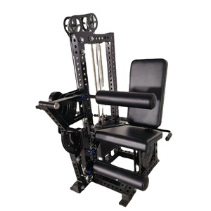 Mesin ekstensi & keriting kaki 2-in-1-pelatih kekuatan Gym ganda dengan tumpukan berat badan Pin untuk penggunaan Rumah & komersial - Product Image 1