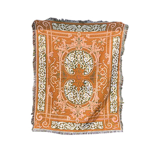 Nuovissimi Tappeti in Cotone Riciclato, Coperta da Picnic Geometrica, Coperta Tessuta Personalizzata in Stile Etnico - Product Image 1