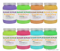Productos al por mayor Cuidado DE LA PIEL Etiqueta privada Exfoliante corporal natural Máscara de exfoliación de pies Exfoliante de azúcar suave y calmante para pedicura
