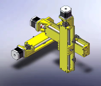 Nouvelle série KR60CP de guides linéaires à longue course avec moteur et PLC, en aluminium 6061, à faible coût, pour la vente directe en usine