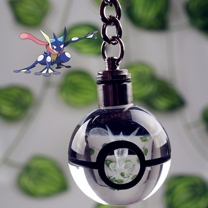 Porte-clés en cristal LED <span class=keywords><strong>Greninja</strong></span> K9 de 30 mm, nouveau design, avec gravure sculptée, style tendance, pour cadeau d'affaires, vente en gros - Product Image 2