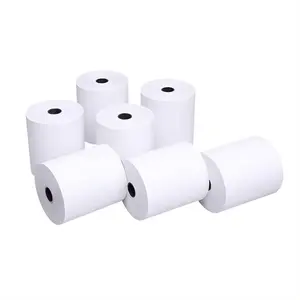 High Quality Low Price Thermal Paper Single Coreless 80*50mm Cash Register Paper Roll For Cash Register And POS Machine Printing