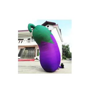 Inflatable vegetable eggplant air model New Year cartoon model doll advertising decoration Haiyi props Tiger Year shopping mall