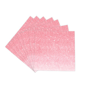 Kit de fournitures de fête jetables rose pailleté : assiettes, gobelets, serviettes, ustensiles pour décorations de fête d'anniversaire - Product Image 2