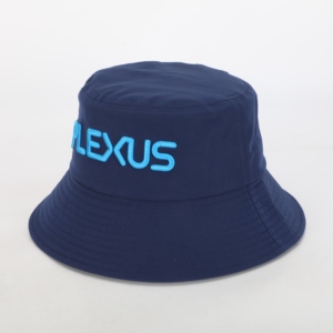 Custom Logo Quick Dry Polyester Beach Cap Bucket <b>Hat</b> With Puff Embroidery <b>for</b> Casual Sports Outdoor Travel - Product Image 2