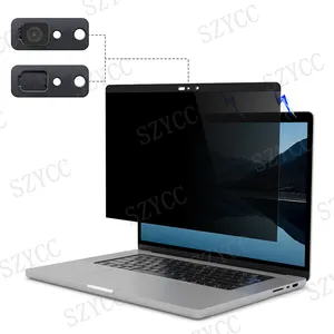 Bộ Lọc Riêng Tư Từ Tính Hai Chiều Kèm Webcam Miếng Dán Bảo Vệ Máy Tính Xách Tay Cho MacBook Pro 15.4 Inch Miếng Bảo Vệ Màn Hình Chống Gián Điệp