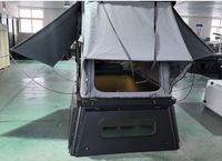 Tente de toit rigide pliable quatre saisons en aluminium, imperméable, en tissu polyester écologique, pour pick-up, type Tenda Camper