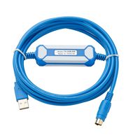 Cable de comunicación y programación industrial Mitsubishi PLC FX-USB-AW con aislamiento de PVC para FX3U/FX3G