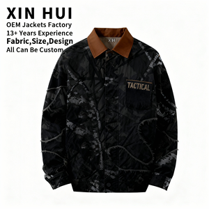 Ropa de Calle para Hombre, Diseño 2026, Cuello Alto, Servicio OEM, Logotipo Personalizado, Ecológica, Resistente al Viento e Impermeable, Venta al Por Mayor de Fábrica - Product Image 1