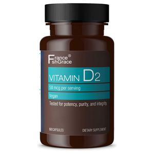 Vitamina de Alta Calidad en Cápsulas (60 Unidades) con Vitamina D2 para Fortalecer Huesos y Reforzar el Sistema Inmunológico - Product Image 1