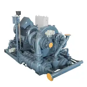 China Supplier 100-600Kw Industrial Compressor De Ar Centrífugo Elétrico De Alta Velocidade 100% Sem Óleo