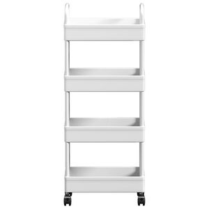 Multi Tier <b>Storage</b> Trolley 3 Shelf Portable Rolling <b>Cart</b> For Bedroom Kitchen Bathroom Makeup <b>Storage</b> - Product Image 5
