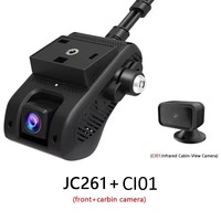 JIMI JC261 Car Dash Cam Mobile MDVR Car DVR avec DMS Cabin Rear Cameras