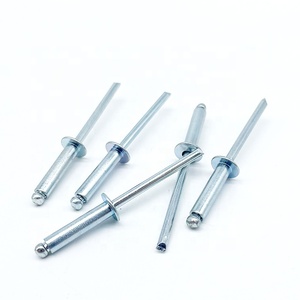 Rivets aveugles à tête dôme ouverte en aluminium, à mandrin en acier, pour tôles métalliques, directement de l'usine - Product Image 5