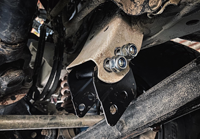 Nouveaux accessoires YORGA 4x4 en acier noir, kit de descente de différentiel avant pour Jimny 2018+