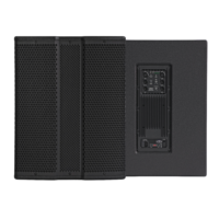 Subwoofer actif professionnel 4000W 18 pouces BT DSP, haut-parleur audio bidirectionnel haute efficacité classe D pour scène, sonorisation live, DJ, club, concert