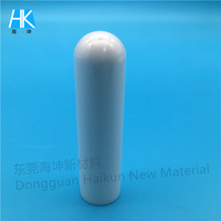 Composant microstructurel blanc isolant en ZrO2, tige bombée de précision usinée CNC en céramique de zircone, pour alignement précis