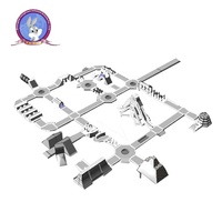 Aire de jeux aquatique gonflable extérieure en PVC, grande zone de jeux gonflable personnalisée pour les stations balnéaires, été