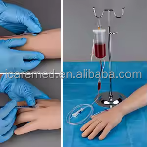 Nuevo Modelo de Brazo para Práctica de Punción Intravenosa 2024, Simulación de Inyección para Enfermería con Equipo Médico - Product Image 5