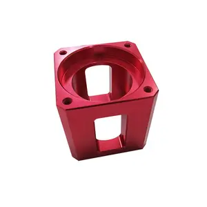 맞춤형 컬러 알루미늄 CNC 밀링 부품 큐브 블록