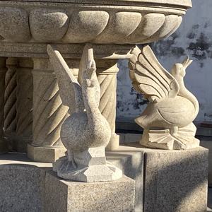Gran fuentes al aire libre decoración de piedra de granito de agua de jardín granito swan <span class=keywords><strong>fuente</strong></span> - Product Image 3