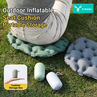 Coussin de siège gonflable portable, matelas pneumatique, imperméable, en nylon TPU, pliable, léger, pour le camping, le pique-nique, l'extérieur
