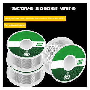Nouveau fil de soudage en acier inoxydable plus léger <span class=keywords><strong>1mm</strong></span> 50g/100g cuivre-fer-nickel batterie électrode soudage fil universel - Product Image 3