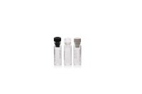 Flacon de parfum miniature en verre TP-3-41 de 2 ml avec bouchon en plastique, flacons en verre transparent