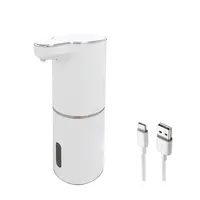 Dispenser Sabun Sentuh Otomatis Kamar Mandi, Dispenser Sabun Busa Plastik Dapat Diisi Ulang Dapur