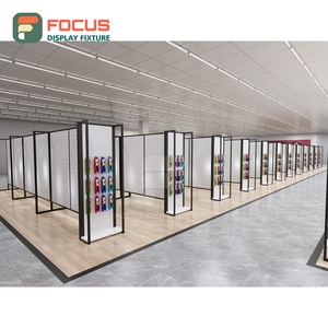 Luxury Wig Display Cabinet Glass Shelf Lockable Door Multi Drawer Hair Store Display Cabinet Unit - Product Image 6