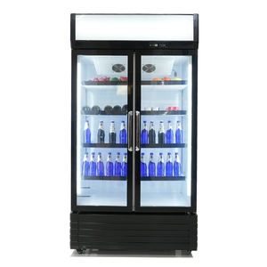 Réfrigérateur commercial pour supermarché avec porte vitrée, refroidisseur de boissons, vitrine réfrigérée pour boissons gazeuses, réfrigérateur à refroidissement par air - Product Image 2