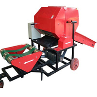 Mini Alfalfa Corn Silage Round Baler Wrapper Machine