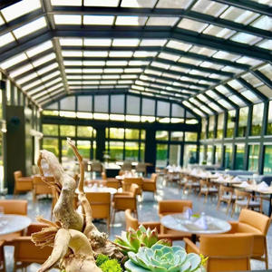 Cubierta Automática <span class=keywords><strong>para</strong></span> Piscina CLEARVIEW, Cubierta Telescópica Motorizada <span class=keywords><strong>para</strong></span> Solárium, Cubierta Retráctil de Aluminio <span class=keywords><strong>para</strong></span> Casa - Product Image 4