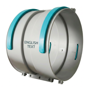 Prise <span class=keywords><strong>d</strong></span>'<span class=keywords><strong>air</strong></span> directe 200 mm en PVC, montage au plafond, économie <span class=keywords><strong>d</strong></span>'énergie, installation facile - Product Image 1