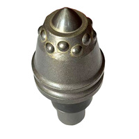 DRILLMORE Burins à tige coniques à dents en forme de balle 35CrMnSi HRC45-48 en carbure de tungstène B47K22HD12/60MM pour tarières et godets