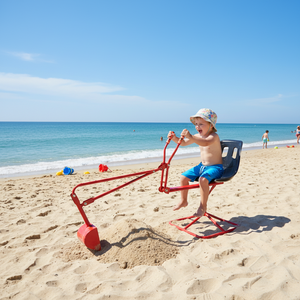 Excavatrice jouet pour enfants de 2 à 4 ans, équipement de jeu manuel pour creuser le sable, jouet de plage en plein air, unisexe - Product Image 3