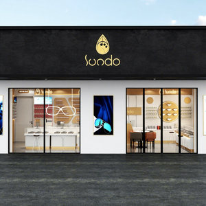 <span class=keywords><strong>Vitrine</strong></span> de présentation de lunettes de soleil personnalisable, mobilier élégant pour magasin de <span class=keywords><strong>d</strong></span>étail, comptoir à lunettes pour centre commercial - Product Image 1