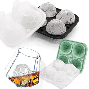 Moule à glaçons en silicone de qualité alimentaire en forme de ballon de basket, vente chaude en ligne - Product Image 1