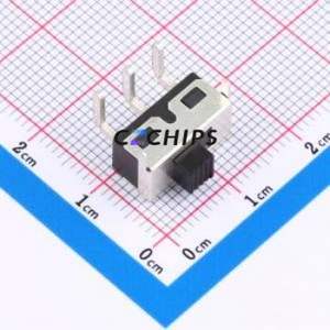 SS-12D11L3 Slide Switch Through hole Component (THT) Switch Single Pole Double Throw Rectangle Pin Header PC Pin 13.5mm - Product Image 1